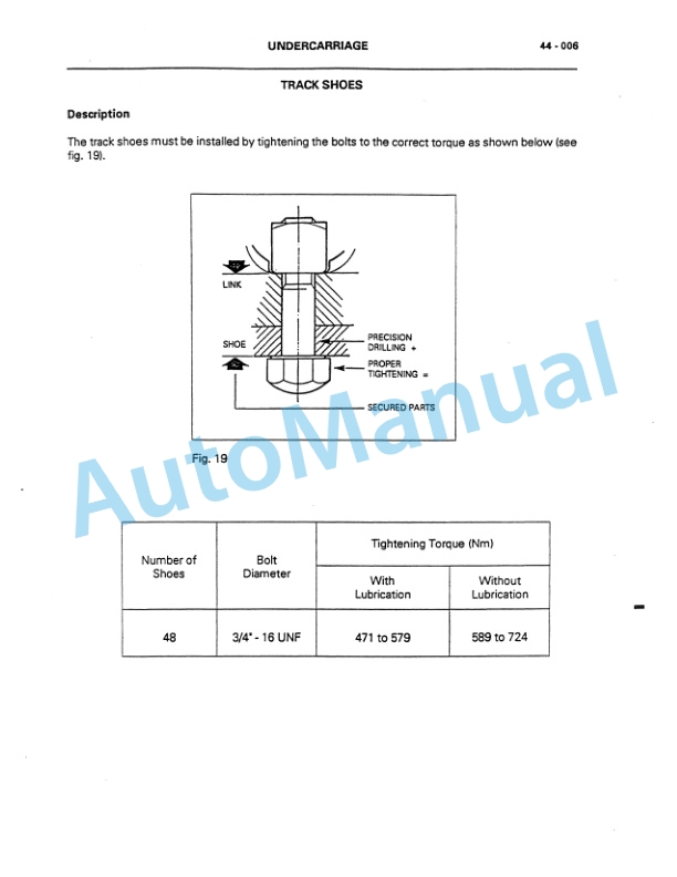 Fiatallis FX300LC Crawler Excavator Service Manual 59825021-2