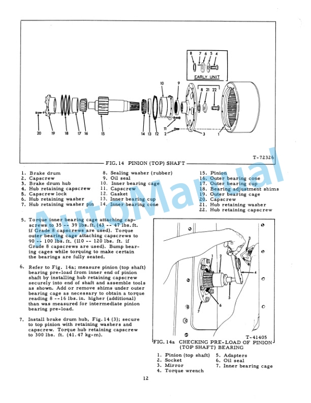Fiatallis HD11, 11B Crawler Tractor Service Manual 70682019-4