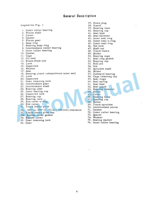 Fiatallis HD6 Crawler Tractor - 6G Crawler Loader Service Manual 70671115-3