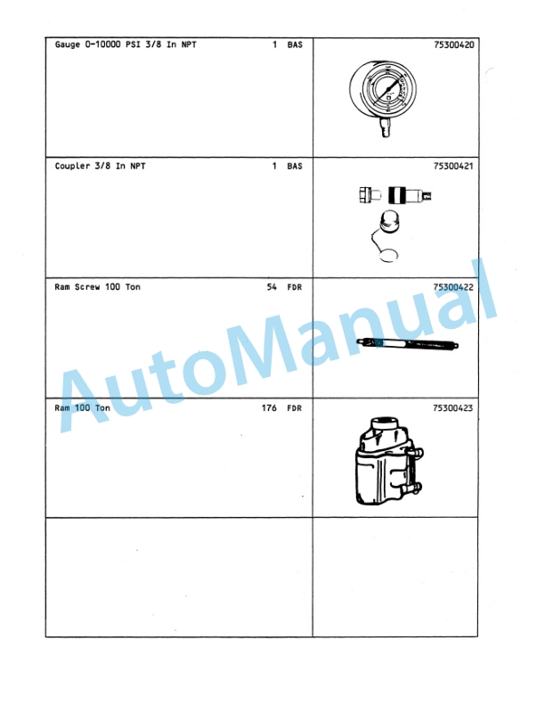 Fiatallis Supplement 6 Tool Manual 73128466-5