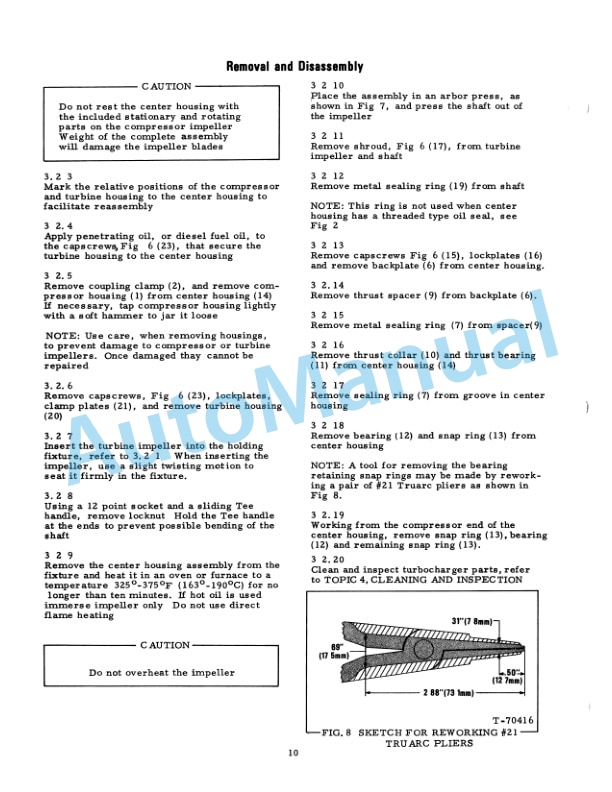 Fiatallis Turbo Charger Service Manual 70677064-4