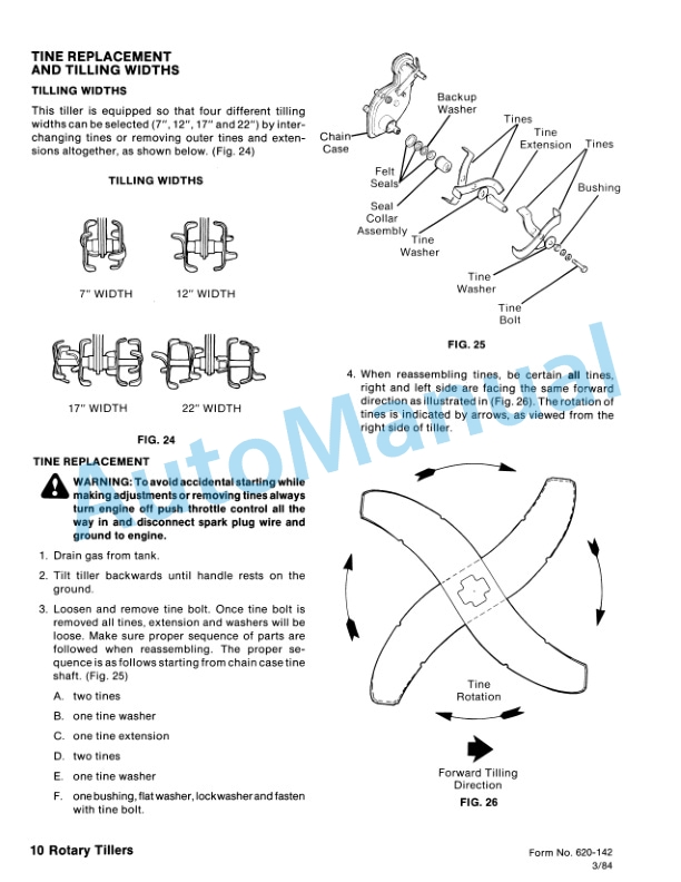 Ford New Holland 09GN-1200, 09GN-1300 Rotary Tiller Repair Manual 40102320 3 Ford New Holland 09GN-1200, 09GN-1300 Rotary Tiller Repair Manual 40102320 - Image 3