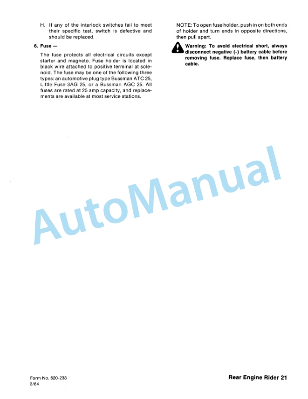 Ford New Holland 09GN-2051, 09GN-2052, 09GN-2053 Riding Mower Tractor Repair Manual 40205130 3 Ford New Holland 09GN-2051, 09GN-2052, 09GN-2053 Riding Mower Tractor Repair Manual 40205130 - Image 3
