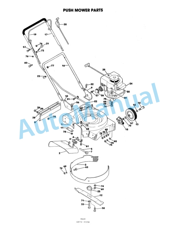 Ford New Holland 09GN2004 Series RM19 Walk Behind Mower Operation and Maintenance Manual 42001910 5 Ford New Holland 09GN2004 Series RM19 Walk Behind Mower Operation and Maintenance Manual 42001910-5
