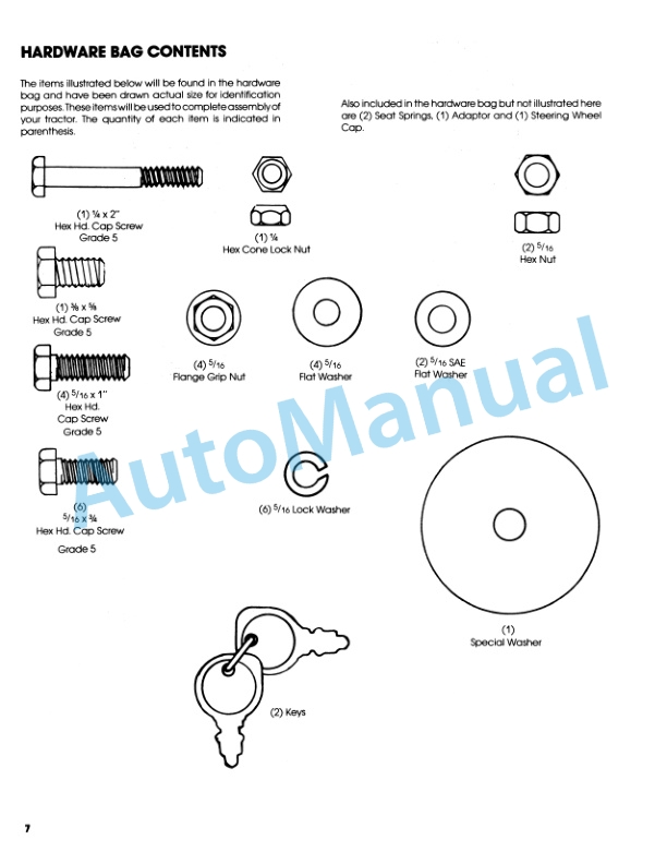 Alternative view of Ford New Holland 09GN2103, 09GN2105 LT11H Lawn Tractor Operation and Maintenance Manual 42001300