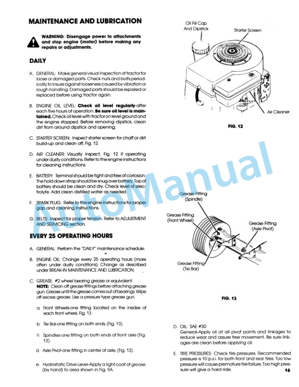 Ford New Holland 09GN2103, 09GN2105 LT11H Lawn Tractor Operation and Maintenance Manual 42001300 3 Ford New Holland 09GN2103, 09GN2105 LT11H Lawn Tractor Operation and Maintenance Manual 42001300 - Image 3
