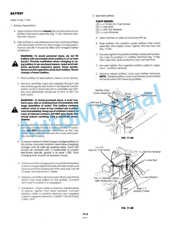 Ford New Holland 09GN2111 LGT 12H Lawn Tractor Operation and Maintenance Manual 42001212 4 Ford New Holland 09GN2111 LGT 12H Lawn Tractor Operation and Maintenance Manual 42001212 - Image 4