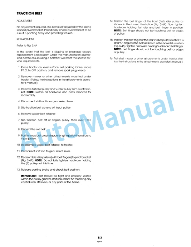 Ford New Holland 09GN2155 YT 12.5 Yard Tractor Operation and Maintenance Manual 42001250 3 Ford New Holland 09GN2155 YT 12.5 Yard Tractor Operation and Maintenance Manual 42001250 - Image 3