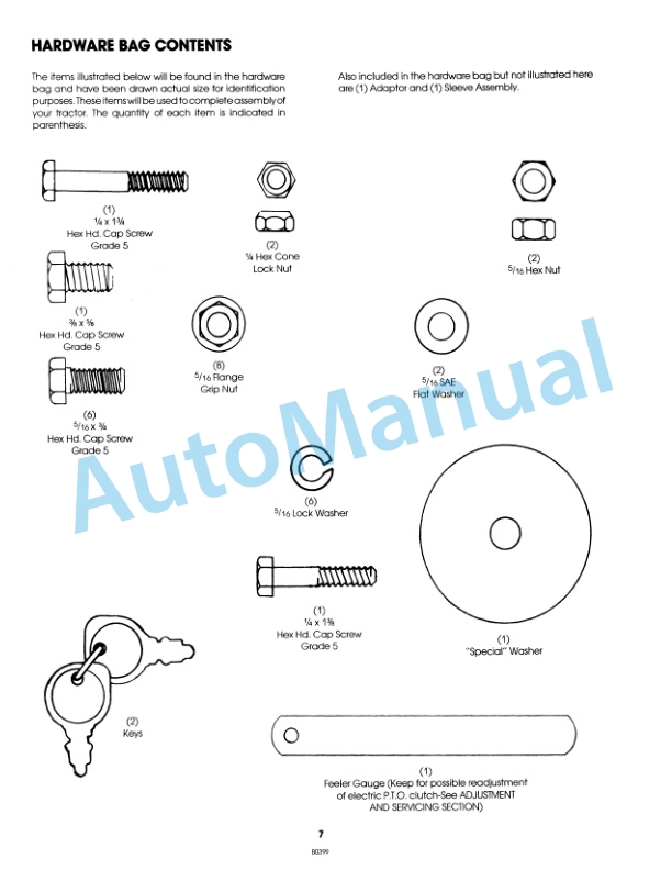 Alternative view of Ford New Holland 09GN2201 LGT 12 Garden Tractor Operation and Maintenance Manual 42001210