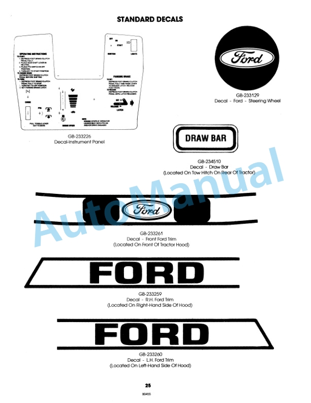 Ford New Holland 09GN2201 LGT 12 Garden Tractor Operation and Maintenance Manual 42001210 4 Ford New Holland 09GN2201 LGT 12 Garden Tractor Operation and Maintenance Manual 42001210 - Image 4