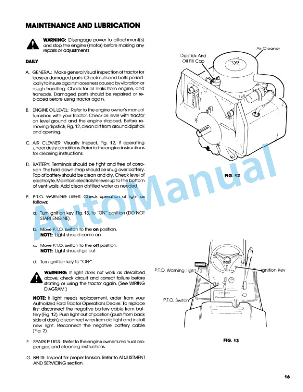 Ford New Holland 09GN2203 LGT 17 Garden Tractor Operation and Maintenance Manual 42001710 3 Ford New Holland 09GN2203 LGT 17 Garden Tractor Operation and Maintenance Manual 42001710 - Image 3