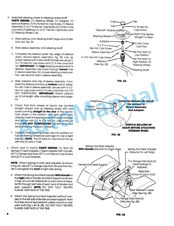 Alternative view of Ford New Holland 09GN2204 LGT 17H Garden Tractor Operation and Maintenance Manual 42001711