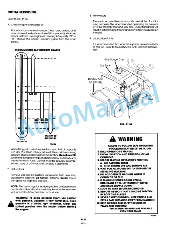 Ford New Holland 09GN2207 LGT 14 Garden Tractor Operation and Maintenance Manual 42001410 4 Ford New Holland 09GN2207 LGT 14 Garden Tractor Operation and Maintenance Manual 42001410 - Image 4