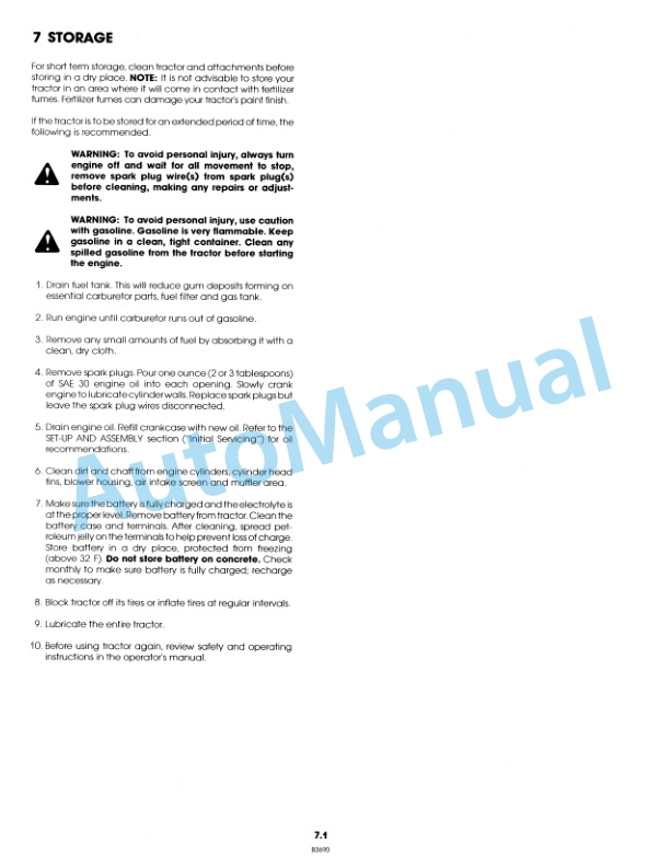 Ford New Holland 09GN2211 LGT 14H, 09GN2212 LGT 18H Garden Tractor Operation and Maintenance Manual 42001421 3 Ford New Holland 09GN2211 LGT 14H, 09GN2212 LGT 18H Garden Tractor Operation and Maintenance Manual 42001421 - Image 3