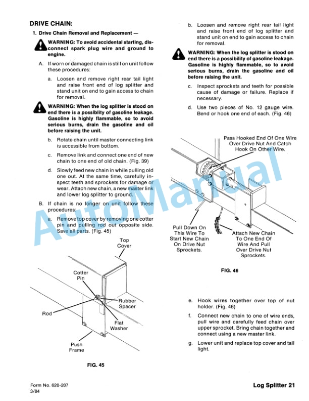 Ford New Holland 09GN5700, 09GN5701, 09GN5700A, 09GN5701A Log Splitter Repair Manual 40570040 5 Ford New Holland 09GN5700, 09GN5701, 09GN5700A, 09GN5701A Log Splitter Repair Manual 40570040-5