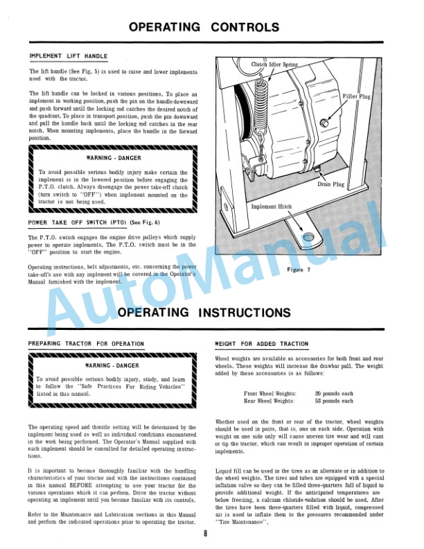 Ford New Holland 100, 120 Series Lawn and Garden Tractor Operation and Maintenance Manual 42010021 3 Ford New Holland 100, 120 Series Lawn and Garden Tractor Operation and Maintenance Manual 42010021-3