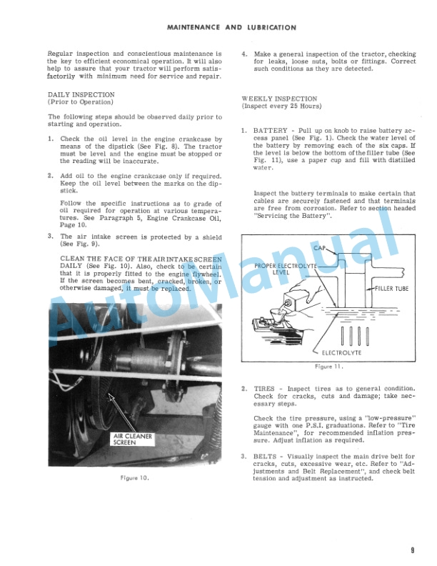 Ford New Holland 100, 120 Series Lawn and Garden Tractor Operation and Maintenance Manual 42012020 3 Ford New Holland 100, 120 Series Lawn and Garden Tractor Operation and Maintenance Manual 42012020-3