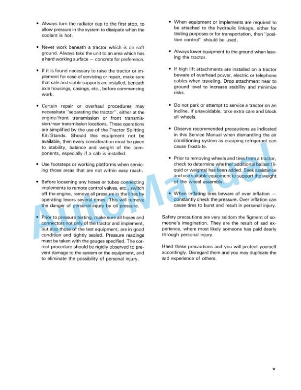 Ford New Holland 100 Series Implement Service Manual 40010090 2 Ford New Holland 100 Series Implement Service Manual 40010090-2
