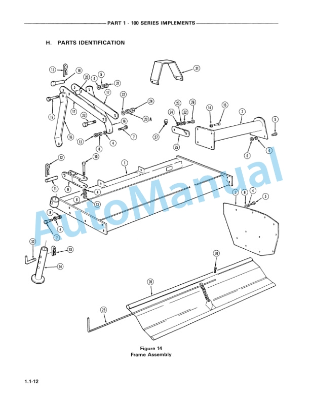 Ford New Holland 100 Series Implement Service Manual 40010090 5 Ford New Holland 100 Series Implement Service Manual 40010090-5
