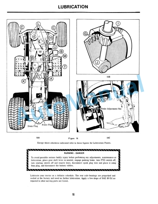 Ford New Holland 100 Series Lawn Tractor Operation and Maintenance Manual 42010010 4 Ford New Holland 100 Series Lawn Tractor Operation and Maintenance Manual 42010010 - Image 4
