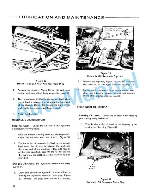 Ford New Holland 1000 Tractor Operation and Maintenance Manual 42100001 4 Ford New Holland 1000 Tractor Operation and Maintenance Manual 42100001-4