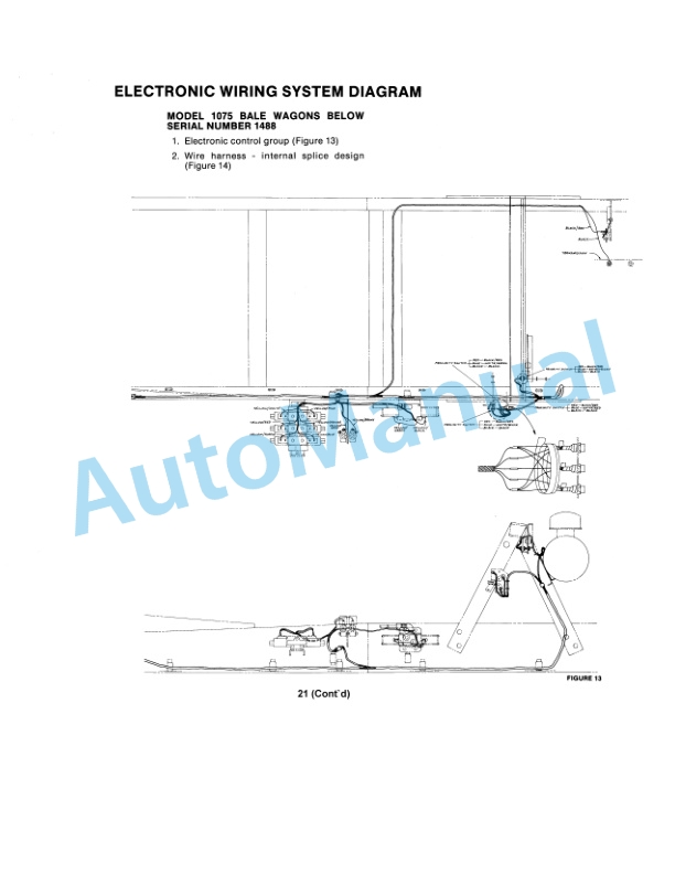 Ford New Holland 1075 Stackcruiser Bale Wagon Service Manual 40932101 3 Ford New Holland 1075 Stackcruiser Bale Wagon Service Manual 40932101 - Image 3