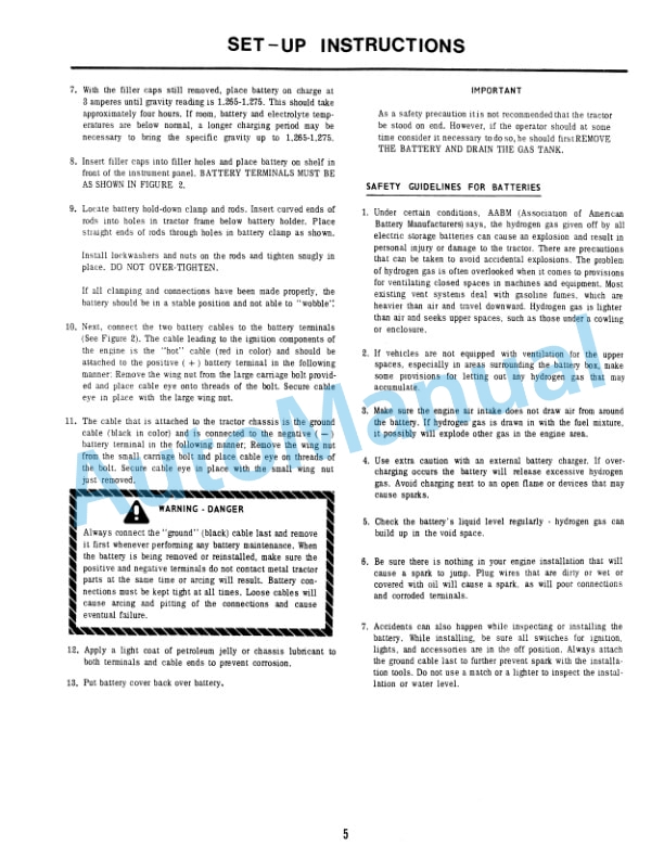 Alternative view of Ford New Holland 110 Series Lawn Tractor Operation and Maintenance Manual 42011010