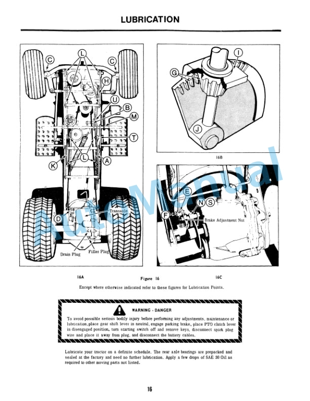 Ford New Holland 110 Series Lawn Tractor Operation and Maintenance Manual 42011010 4 Ford New Holland 110 Series Lawn Tractor Operation and Maintenance Manual 42011010 - Image 4