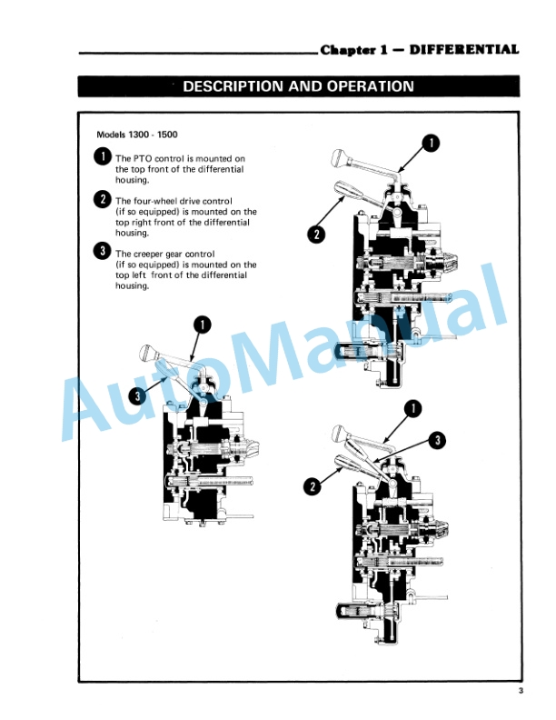 Ford New Holland 1100 Tractor Service Manual 40130040 5 Ford New Holland 1100 Tractor Service Manual 40130040 - Image 5