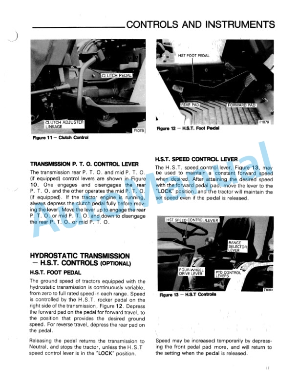 Ford New Holland 1120 Tractor Operation and Maintenance Manual 42112030 2 Ford New Holland 1120 Tractor Operation and Maintenance Manual 42112030-2