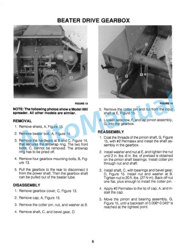 Ford New Holland 130, 145, 155, 165, 185, 513, 519, 679, 514, 520, 680 Manure Spreader Service Manual 41721802 5 Ford New Holland 130, 145, 155, 165, 185, 513, 519, 679, 514, 520, 680 Manure Spreader Service Manual 41721802-5
