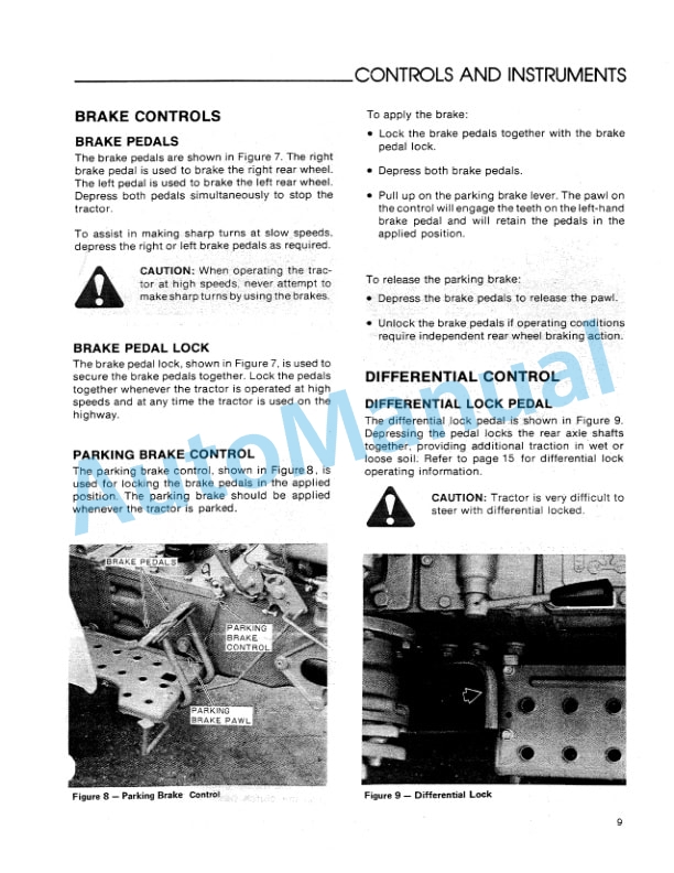 Ford New Holland 1300 Tractor Operation and Maintenance Manual 42130011 2 Ford New Holland 1300 Tractor Operation and Maintenance Manual 42130011-2