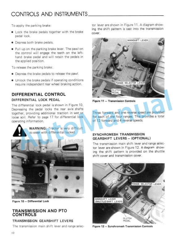 Ford New Holland 1310 Tractor Operation and Maintenance Manual 42131010 2 Ford New Holland 1310 Tractor Operation and Maintenance Manual 42131010-2