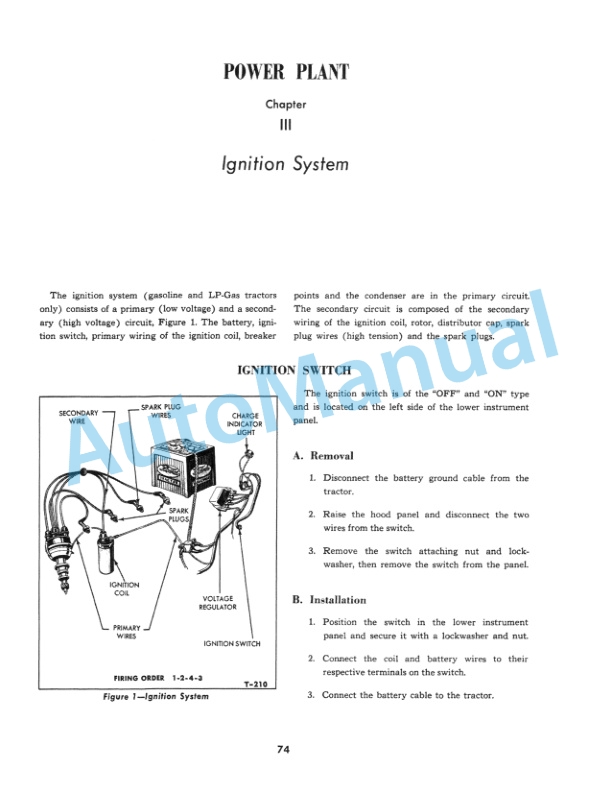Ford New Holland 134, 172 4-Cylinder Gasoline And Diesel Engine Service Manual 40540160 4 Ford New Holland 134, 172 4-Cylinder Gasoline And Diesel Engine Service Manual 40540160-4