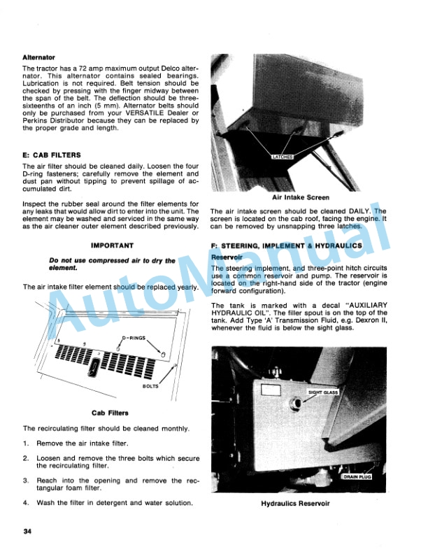 Ford New Holland 150 Tractor Operation and Maintenance Manual 42015011 4 Ford New Holland 150 Tractor Operation and Maintenance Manual 42015011 - Image 4