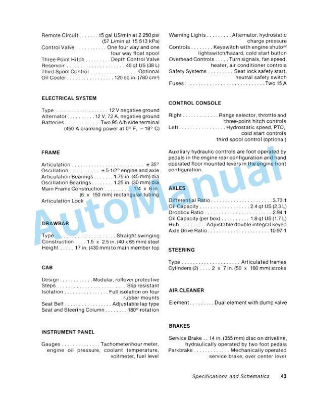 Ford New Holland 150 Tractor Operation and Maintenance Manual 42015013 5 Ford New Holland 150 Tractor Operation and Maintenance Manual 42015013-5