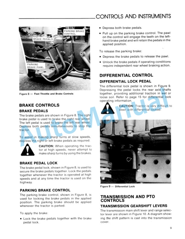 Ford New Holland 1500 Tractor Operation and Maintenance Manual 42150011 2 Ford New Holland 1500 Tractor Operation and Maintenance Manual 42150011-2