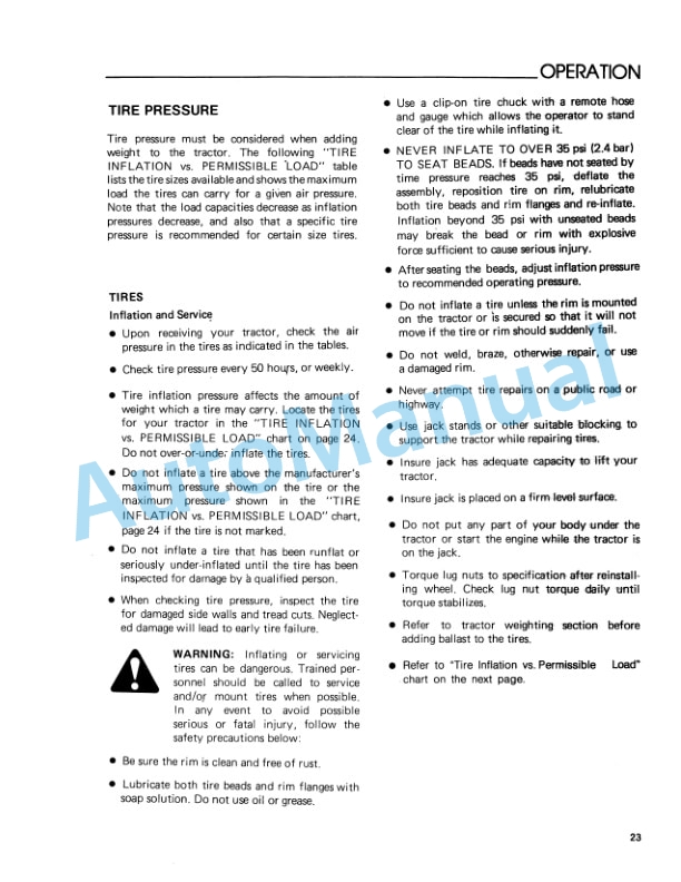 Ford New Holland 1510 Tractor Operation and Maintenance Manual 42151010 3 Ford New Holland 1510 Tractor Operation and Maintenance Manual 42151010-3