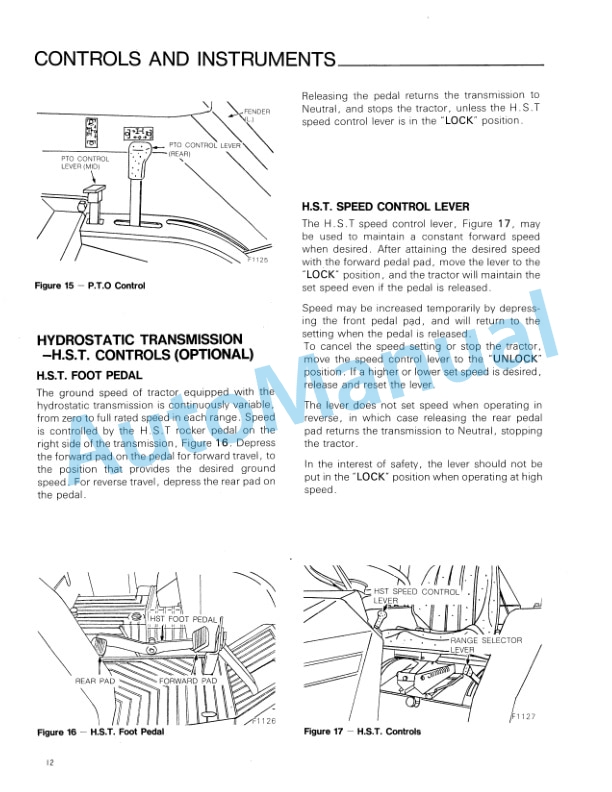 Ford New Holland 1520 Tractor Operation and Maintenance Manual 42152010 2 Ford New Holland 1520 Tractor Operation and Maintenance Manual 42152010-2
