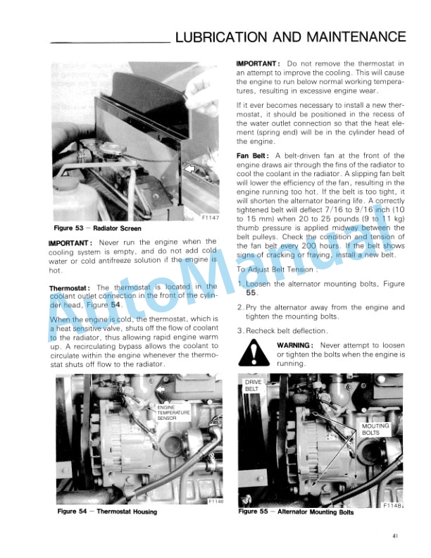 Ford New Holland 1520 Tractor Operation and Maintenance Manual 42152010 4 Ford New Holland 1520 Tractor Operation and Maintenance Manual 42152010-4