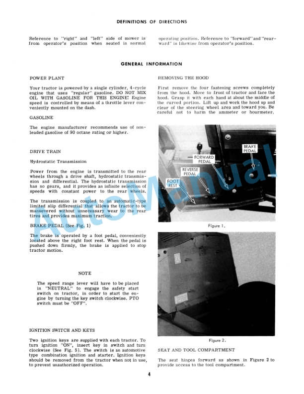 Ford New Holland 165 Series Lawn and Garden Tractor Operation and Maintenance Manual 42016510 2 Ford New Holland 165 Series Lawn and Garden Tractor Operation and Maintenance Manual 42016510-2