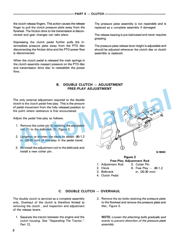 Ford New Holland 1910, 2110 Tractor Service Manual 40191020 3 Ford New Holland 1910, 2110 Tractor Service Manual 40191020 - Image 3