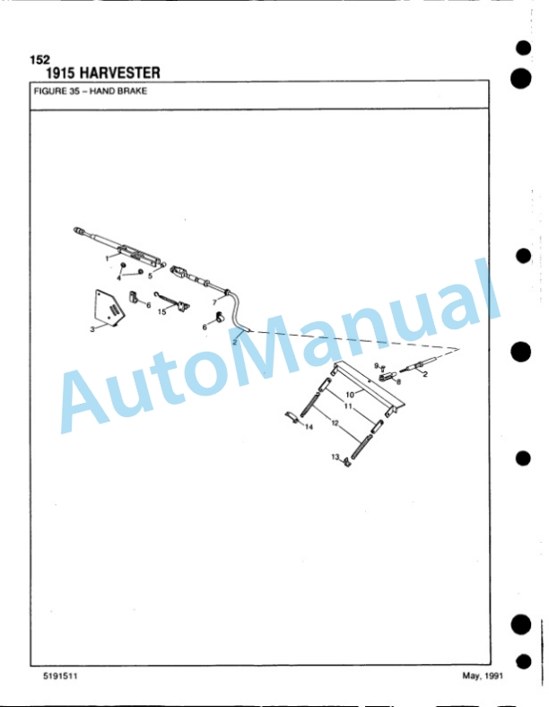 Ford New Holland 1915 Forage Harvester Service Parts Catalogue 5191511 3 Ford New Holland 1915 Forage Harvester Service Parts Catalogue 5191511-3