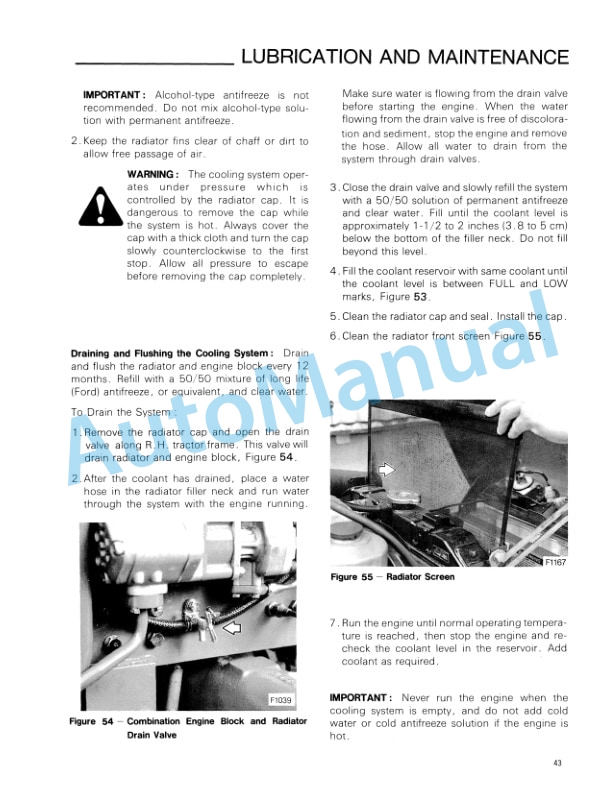 Ford New Holland 1920 Tractor Operation and Maintenance Manual 42192010 4 Ford New Holland 1920 Tractor Operation and Maintenance Manual 42192010-4