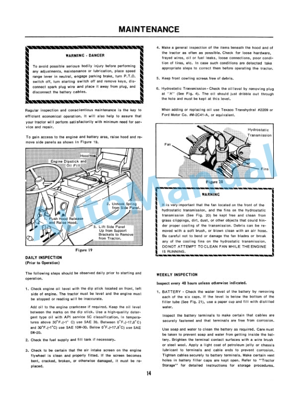 Ford New Holland 195 Series Tractor Operation and Maintenance Manual 42019510 4 Ford New Holland 195 Series Tractor Operation and Maintenance Manual 42019510 - Image 4