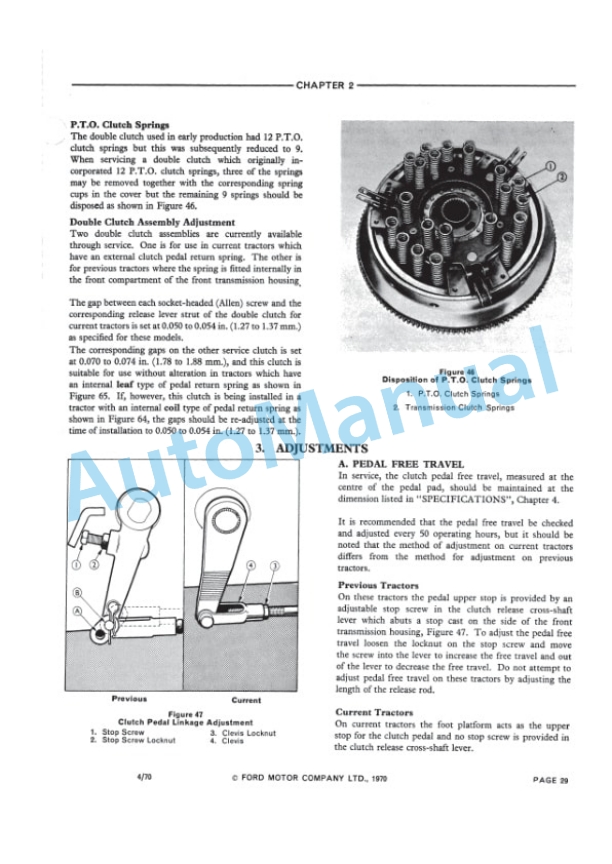 Ford New Holland 2000, 3000, 4000, 5000, 7000, 3400, 3500, 3550, 4400, 4500, 5500, 5550 Tractor Service Manual 40340070 2 Ford New Holland 2000, 3000, 4000, 5000, 7000, 3400, 3500, 3550, 4400, 4500, 5500, 5550 Tractor Service Manual 40340070-2