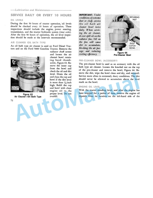 Ford New Holland 2000, 3000, 4000, 5000 All-Purpose and LCG Tractor Operation and Maintenance Manual 42200040 4 Ford New Holland 2000, 3000, 4000, 5000 All-Purpose and LCG Tractor Operation and Maintenance Manual 42200040 - Image 4