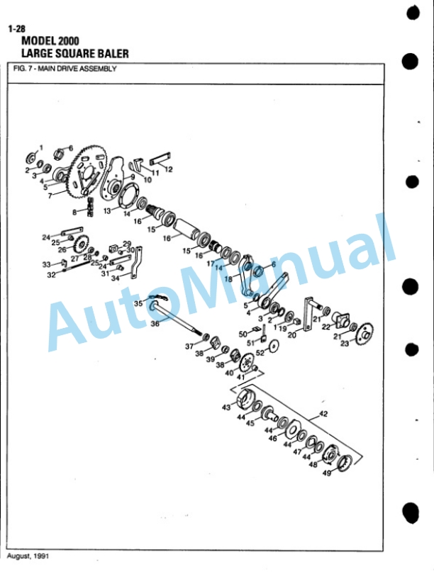 Ford New Holland 2000 Large Square Baler, 2010 Bale Accumulator Service Parts Catalogue 5200023 2 Ford New Holland 2000 Large Square Baler, 2010 Bale Accumulator Service Parts Catalogue 5200023-2