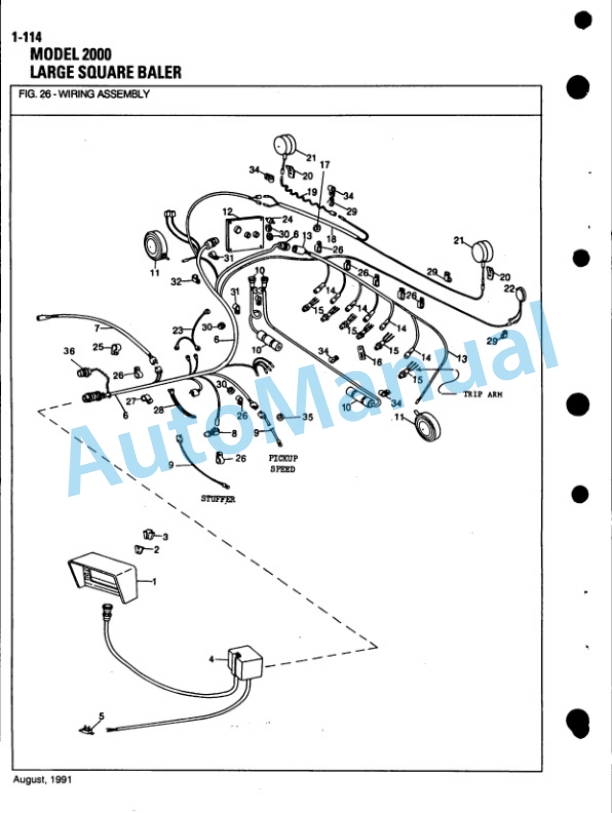 Ford New Holland 2000 Large Square Baler, 2010 Bale Accumulator Service Parts Catalogue 5200023 4 Ford New Holland 2000 Large Square Baler, 2010 Bale Accumulator Service Parts Catalogue 5200023-4