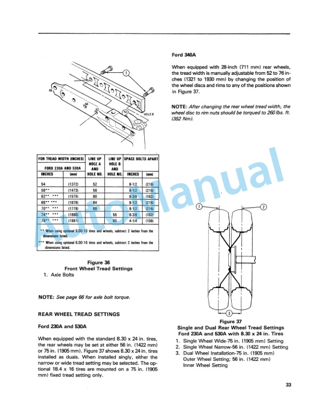 Ford New Holland 230A, 340A, 445, 530A, 540A, 545 Tractor Operation and Maintenance Manual 42023020 3 Ford New Holland 230A, 340A, 445, 530A, 540A, 545 Tractor Operation and Maintenance Manual 42023020-3